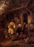 Ostade, Isaack Jansz. van Rest by a Cottage oil painting on canvas